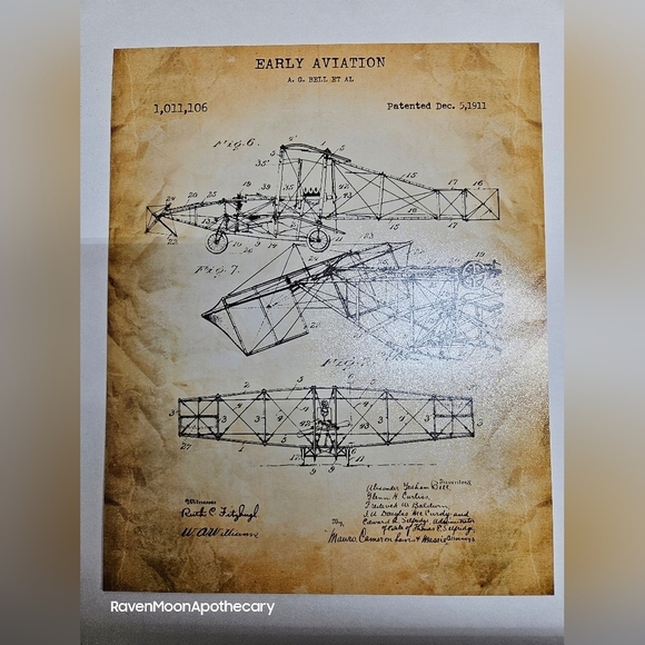 4 PC New Plane Art 8 x 10 - Picture 5 of 7